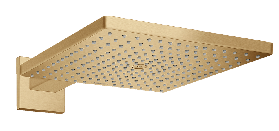 Hansgrohe Raindance E 300 Air 1jet fejzuhany 390 mm zuhanykarral EcoSmart 9 l/perc, szálcsiszolt bronz 26239140