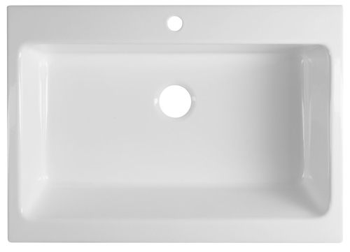 Sapho ARYA 86x62 cm kerámia mosogató, fehér 50186