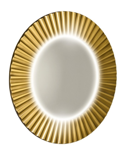 Sapho PRIDE 75 cm tükör LED világítással, arany PD750