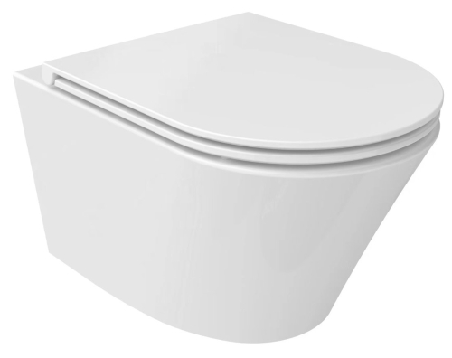 Sapho PACO SHORT RIMLESS fali WC, fehér PZ1012SH