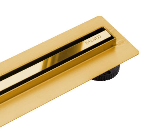 Balneo Slim & Low ProLine Gold 60 cm zuhanyfolyóka, fényes arany A0401080201-1