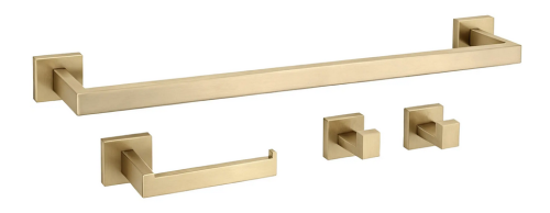 Rea Rio fürdőszobai kiegészítő szett, szálcsiszolt arany REA-05013