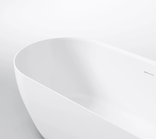 Marmy ALLURE SLIM 160x75 cm öntött műmárvány kád, fényes fehér 30 2003 16 11 10