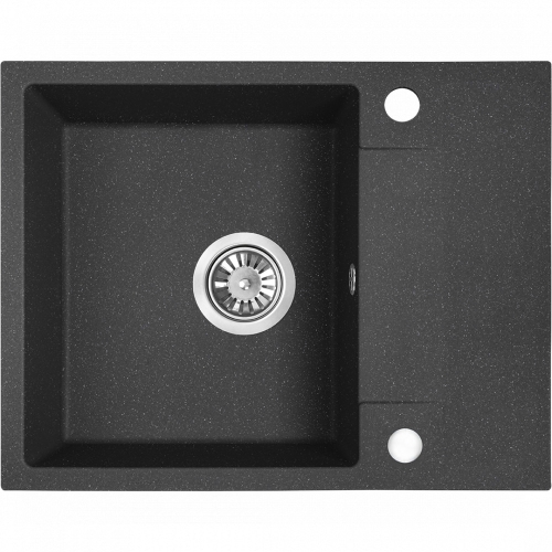 Laveo RAB MINI gránit mosógató, szemcsés fekete SRF_713Y