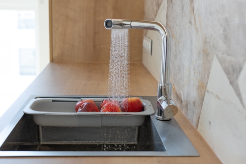 LAVEO ROTARO négyfunkciós mosogató csaptelep, króm BLR_069D