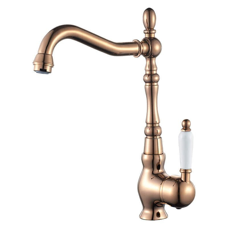 Laveo EVORA álló mosogató csaptelep, vörösréz BAE_865D