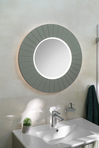 Sapho LUMIRO STRIP 90 cm tükör LED világítással, verde LR950-4444S