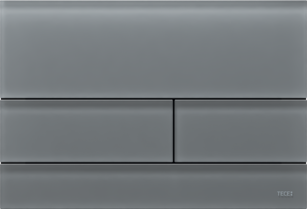 Tece Square II Glass WC működtetőlap, szürke 9240826