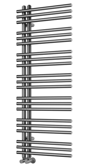 AREZZO design LINEAR GUN METAL 1200x500 törölközőszárító radiátor AR-LR12050GM