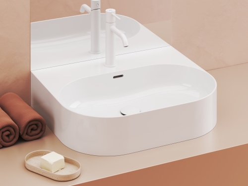 Ravak Ceramic O Slim Wall 55x45 cm fali mosdó, fehér XJX01155008