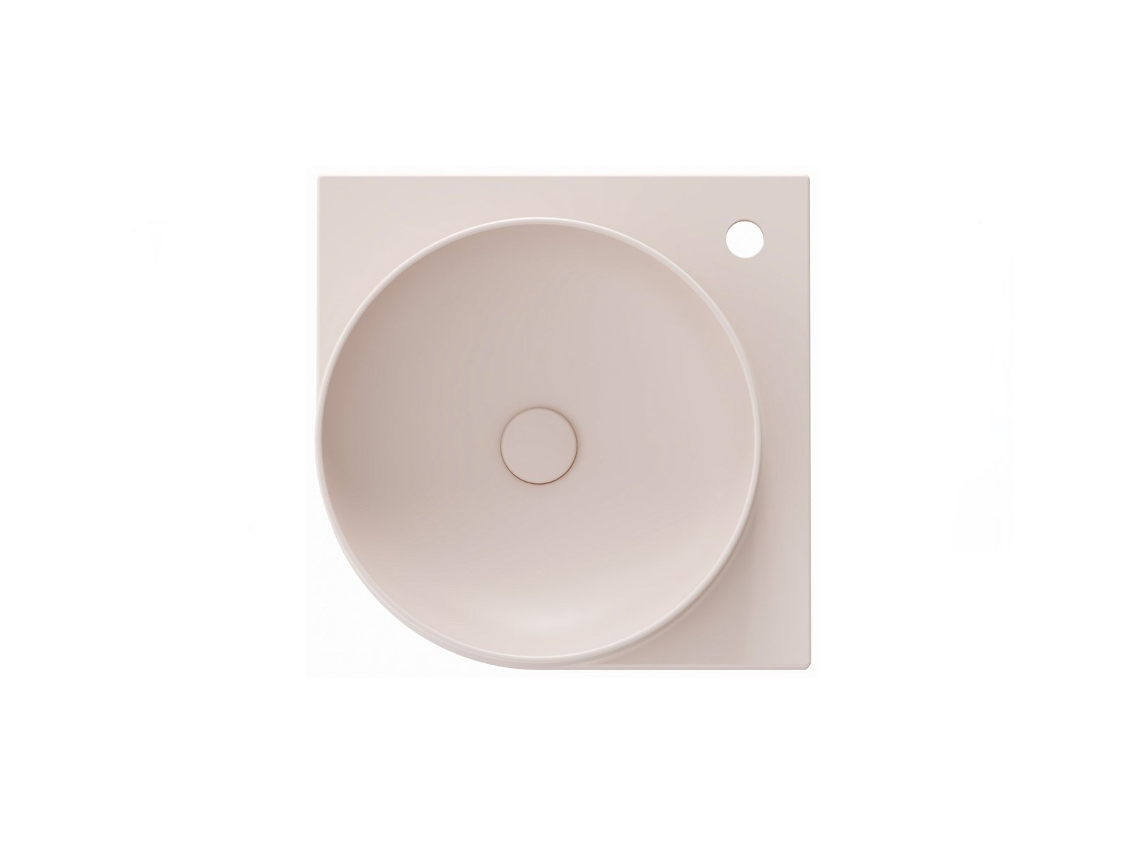 Ravak Yard C 45 cm kerámia sarok mosdó, Alabaster Pink XJX0G245000