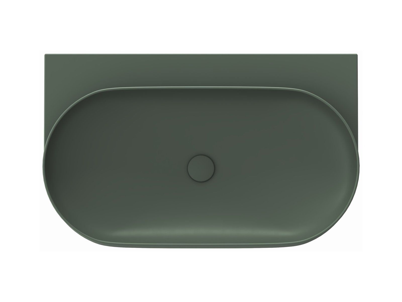 Ravak Yard 80 cm kerámia mosdó csaplyuk nélkül, Grey Green XJX08080000