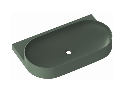 Ravak Yard 80 cm kerámia mosdó csaplyuk nélkül, Grey Green XJX08080000