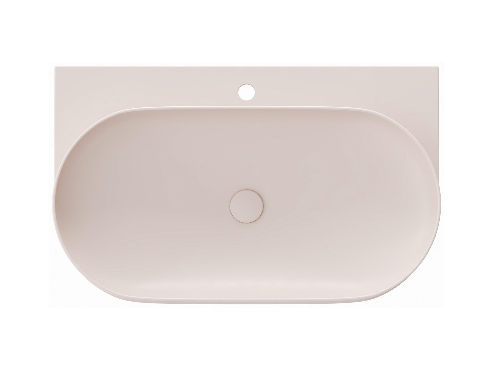 Ravak Yard 80 cm kerámia mosdó, Alabaster Pink XJX0G280000