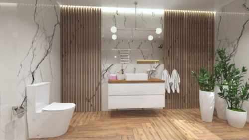 Lavita NEPTUN monoblokkos wc Soft Close ülőkével, fehér 5900378325574