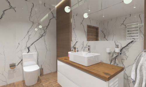 Lavita NEPTUN monoblokkos wc Soft Close ülőkével, fehér 5900378325574
