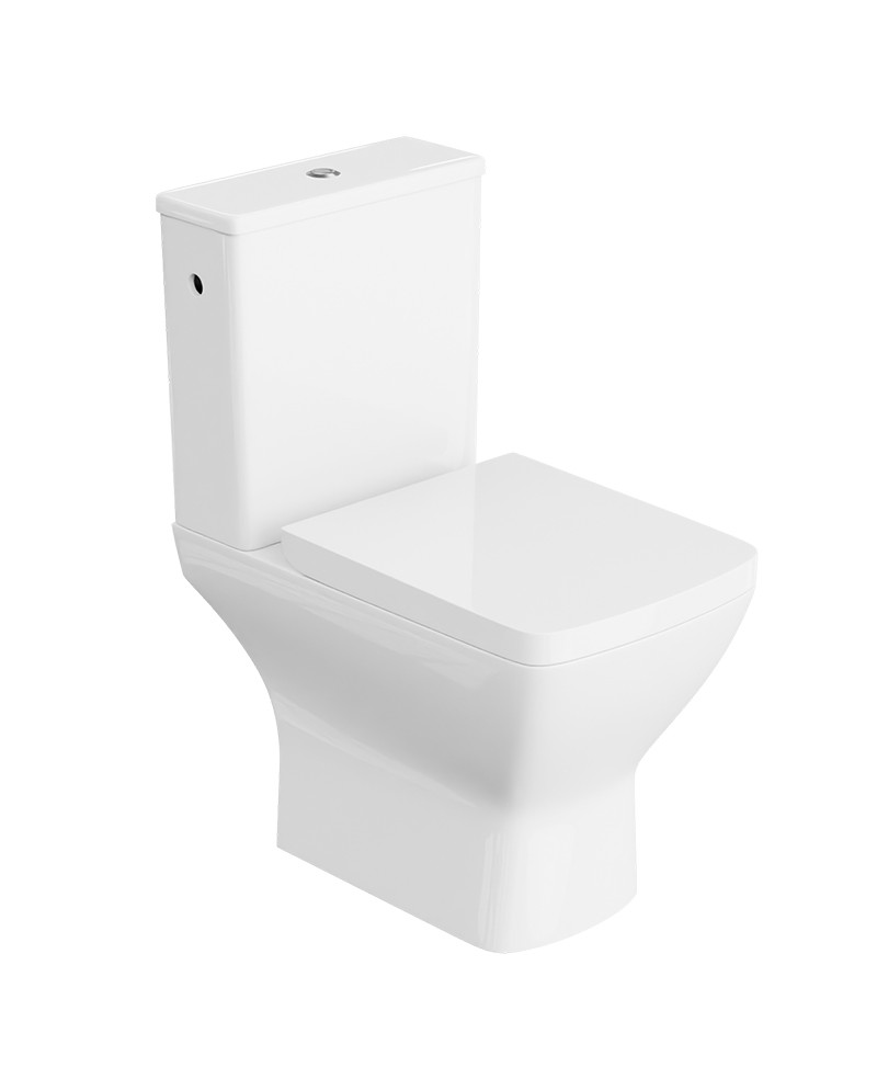 Lavita LOTUS monoblokkos wc Soft Close ülőkével, fehér 5900378345893