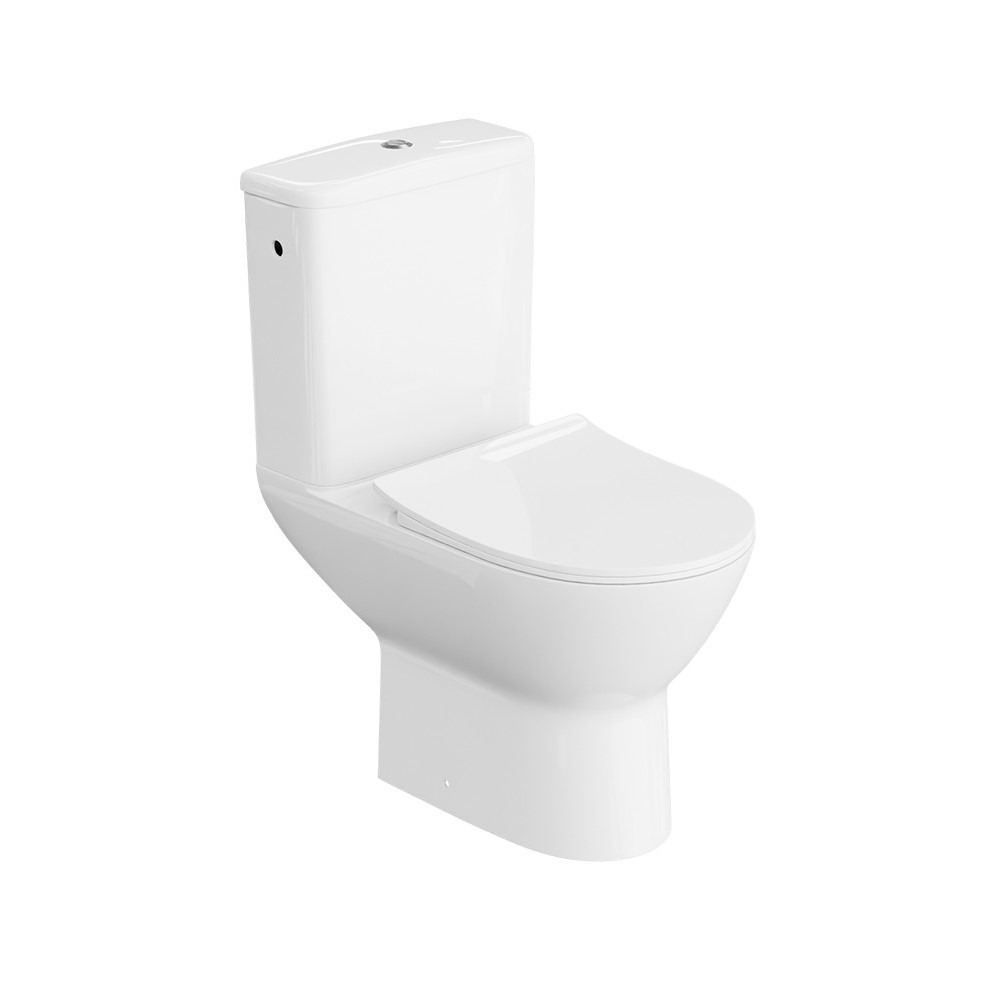 Lavita LENTI monoblokkos wc Soft Close ülőkével, fehér 5900378345886