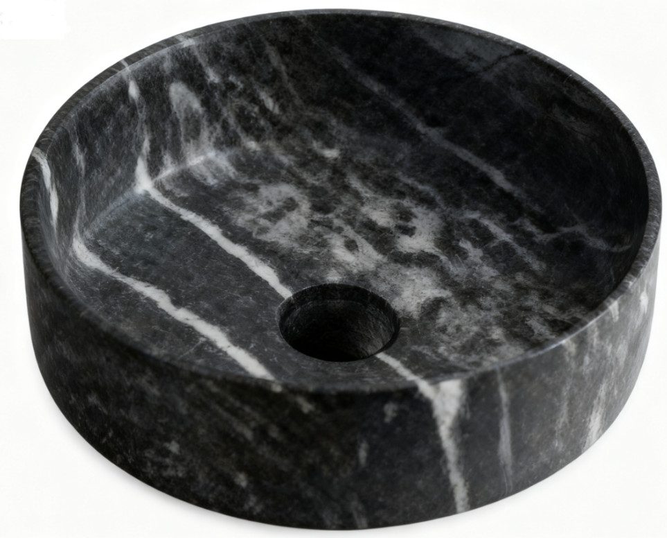 Inspiro Design Dallas Circular Negro WM-1001 pultra ültethető 36 cm, feketés