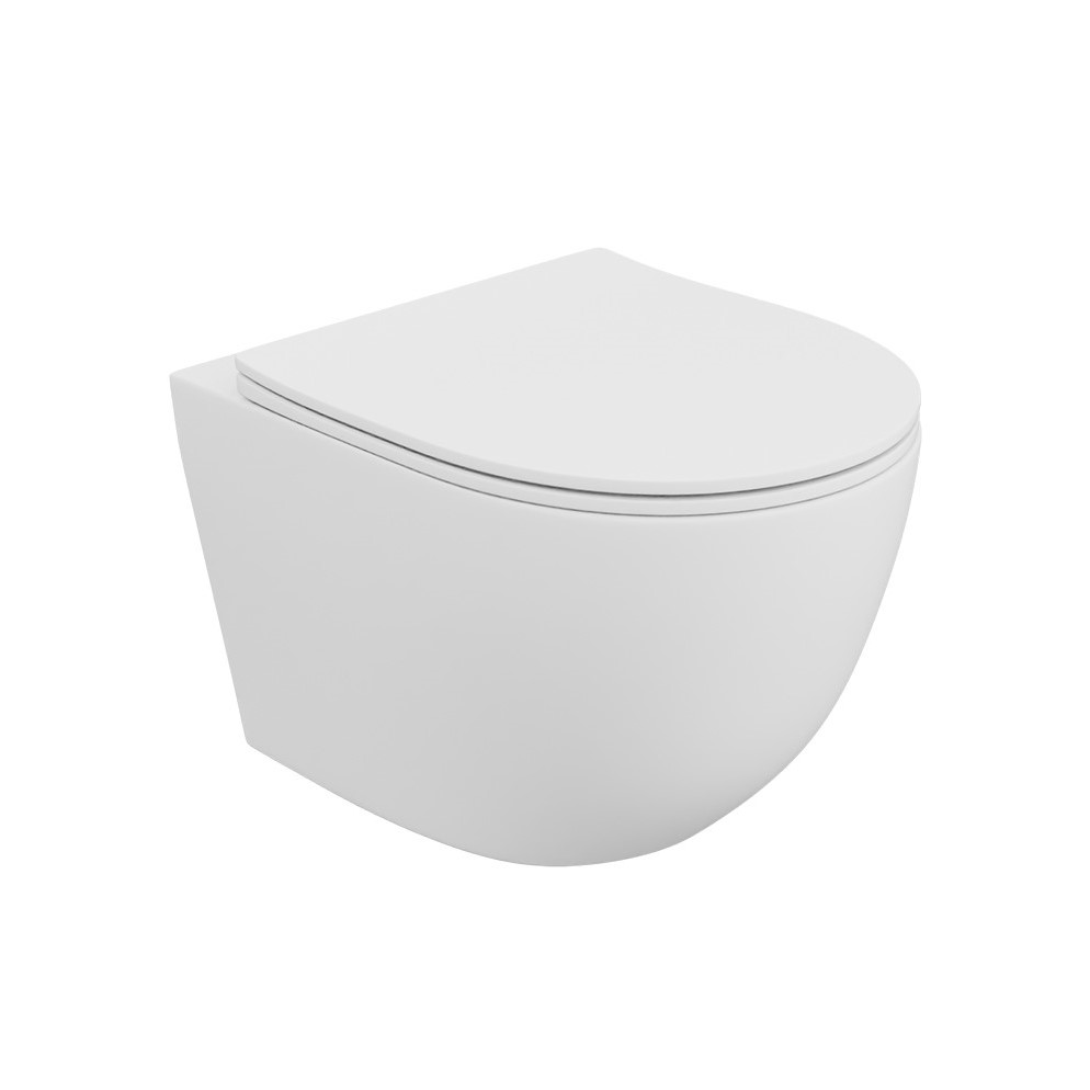 Lavita SOFI SLIM WHITE MAT Tornado 3.0 fali wc Soft Close ülőkével, matt fehér 5900378344001