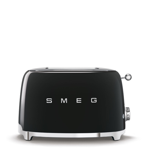 SMEG retro vízforraló és kenyérpirító szett, fekete TSF01BLEU/KLF03BLEU