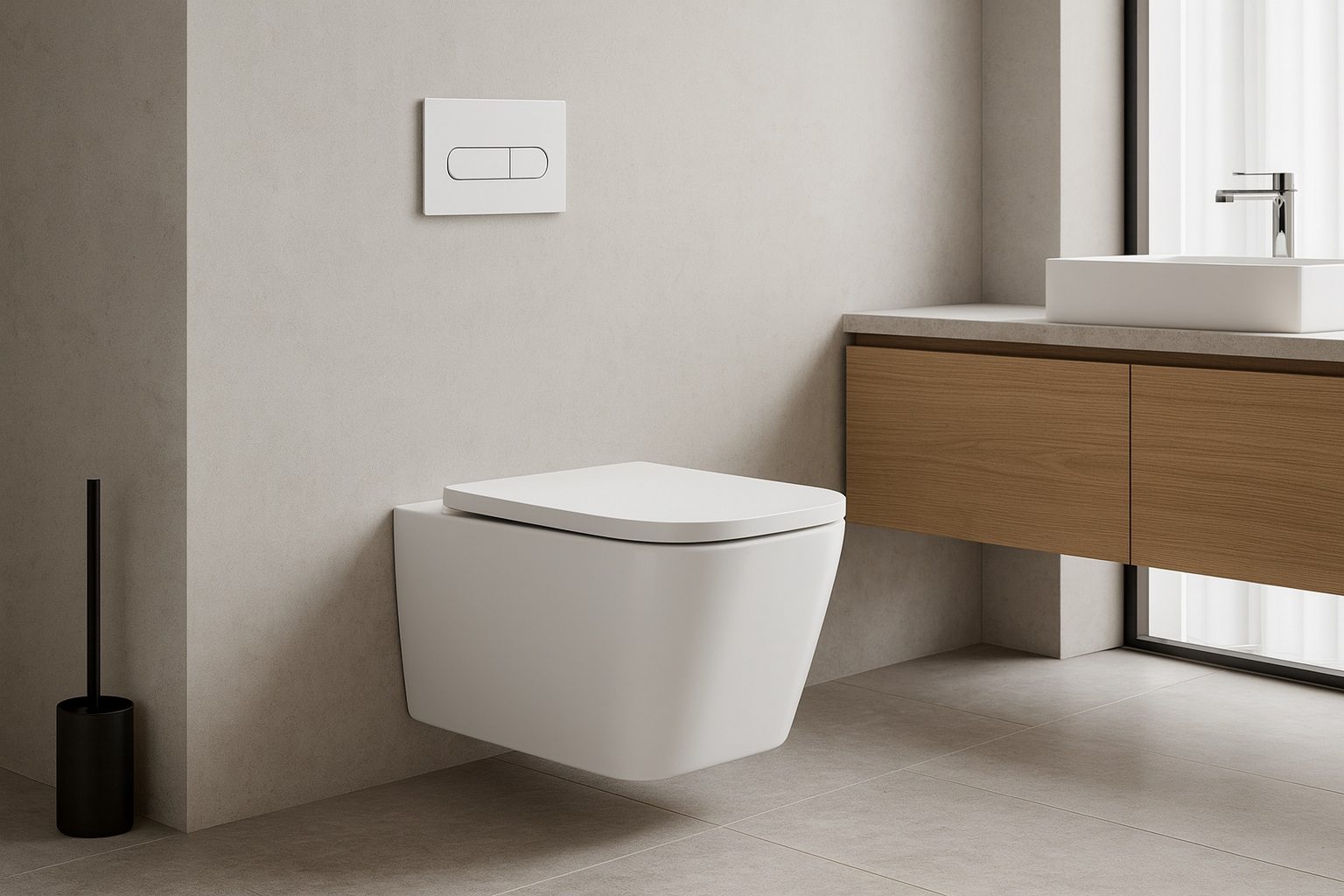 Inspiro Design Quavida tornado perem nélküli fali wc ülőkével fehér (KT-02469)