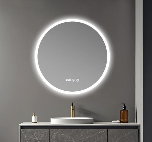 Inspiro Design Zonetto Smart 80 cm fürdőszobai tükör LED világítással TKZO-80x80(KT-02289)