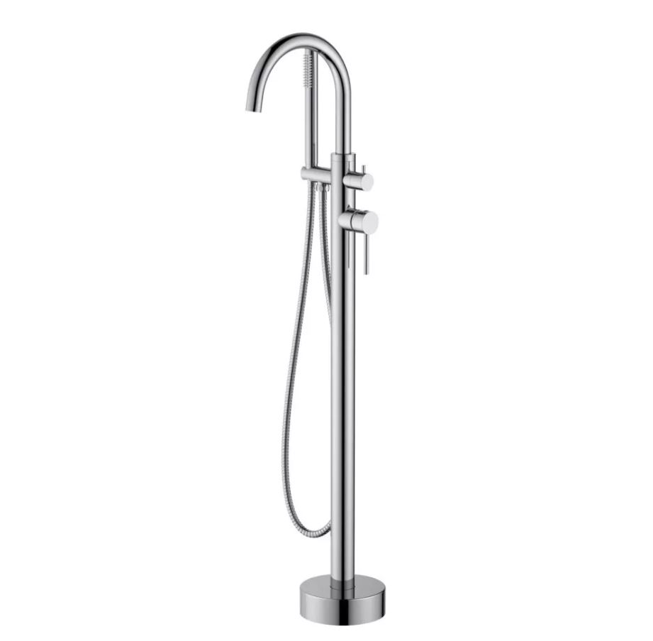 AREZZO design ASTRO szabadon álló kádtöltő csaptelep, króm AR-905011CR