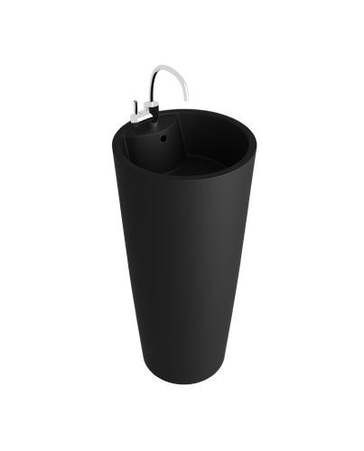 Lavita Uvas Black szabadonálló mosdó, matt fekete 5900378334392