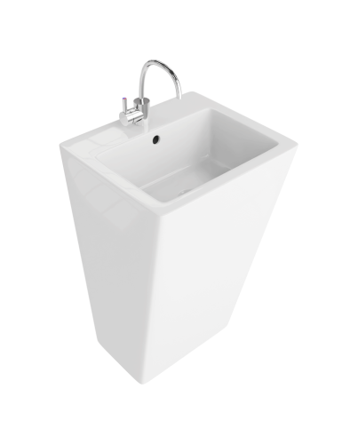 Lavita Quadro szabadonálló mosdó, fehér 5908211476476
