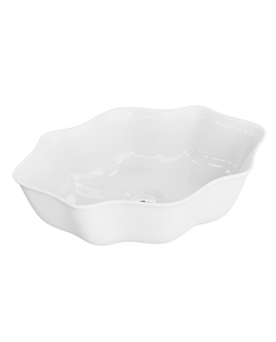 Lavita Selena pultra ültethető mosdó 51,5x37,5 cm, fehér 5900378357872