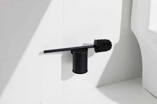 Sapho AQUALINE fali WC-kefetartó, matt fekete SB304