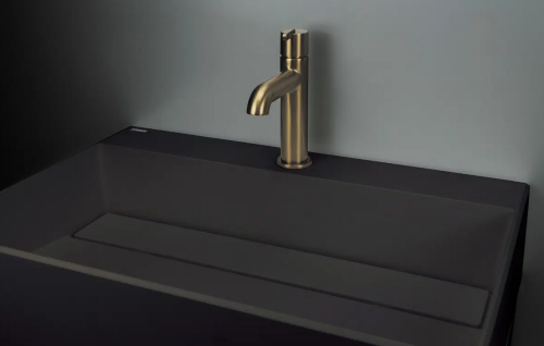 Deante Correo pultra tehető gránit mosdó 60x40 cm, matt fekete CQR_NU6M