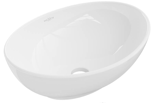 Mexen Elza pultra ültethető mosdó 40x33 cm, fehér 21014000