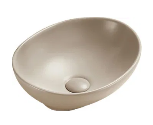 Mexen Elza pultra ültethető mosdó 40x33 cm, matt cappuccino 21014064