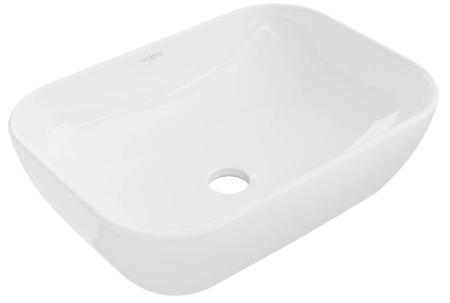 Mexen Rita pultra ültethető mosdó 45x32 cm, fehér 21084500