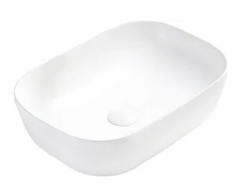 Mexen Rita pultra ültethető mosdó 45x32 cm, matt fehér 21084501