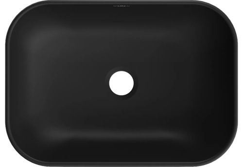 Mexen Rita pultra ültethető mosdó 45x32 cm matt fekete 21084585