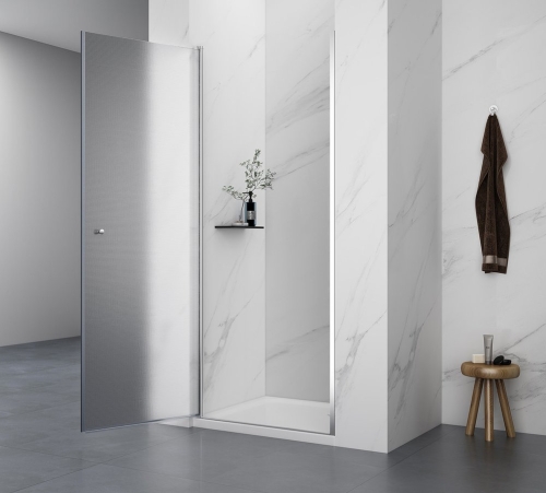 Sapho AQUALINE PILOT 70 cm zuhanyajtó Brick üveggel, króm PT070W