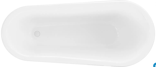 Mexen Retro szabadon álló kád 170x75 cm, fehér, fehér lábbal 53251707500-20