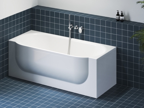 Ravak ARC 170x75 cm egyenes kád, fehér CE41000000