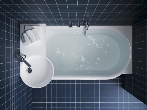 Ravak ARC 150x75 cm balos egyenes kád, fehér CE61000000