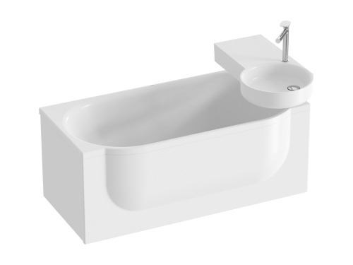 Ravak ARC 150x75 cm jobbos egyenes kád, fehér CE71000000