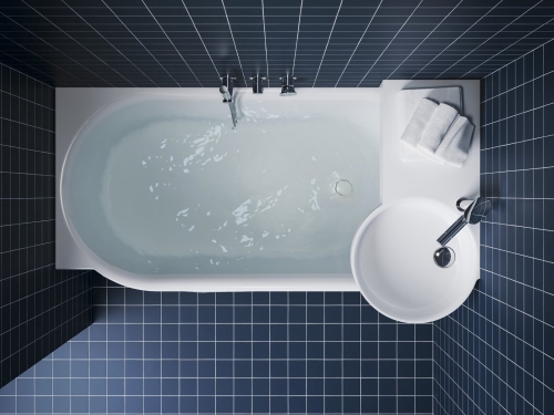 Ravak ARC 160x75 cm jobbos egyenes kád, fehér CE91000000