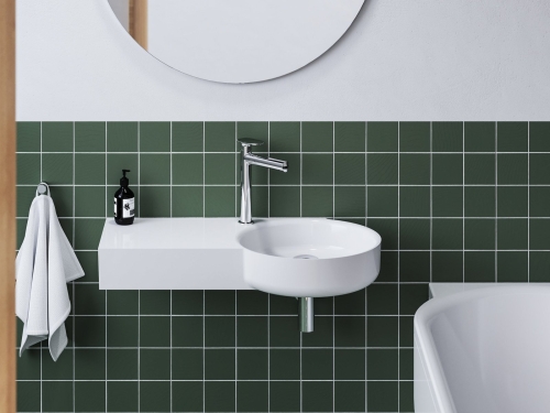 Ravak ARC 83/43 balos fali mosdó, fehér XJXL1283000