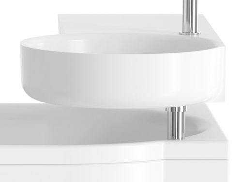 Ravak ARC kombinált mosdószifon, fényes króm D80000A001