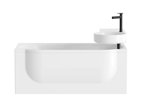 Ravak ARC kombinált mosdószifon, fekete D800003001