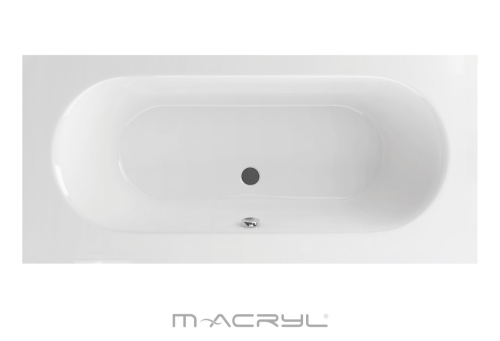 M-Acryl Flexa 189x81 cm vágható egyenes akril kád, fehér