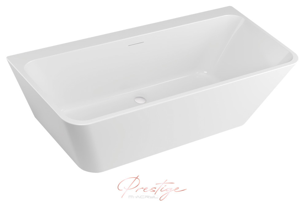 M-Acryl Iris W 150x72 cm szabadon álló akril kád, fehér 12637