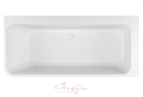 M-Acryl Iris C 160x73 cm jobbos szabadon álló akril kád, fehér 12634